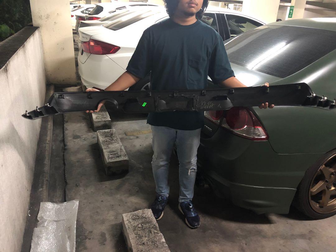 Bezza rear bumper diffuser 1day used, Auto Accessories on Carousell