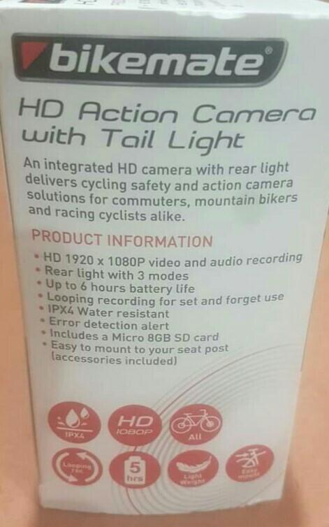 bikemate rear bike camera