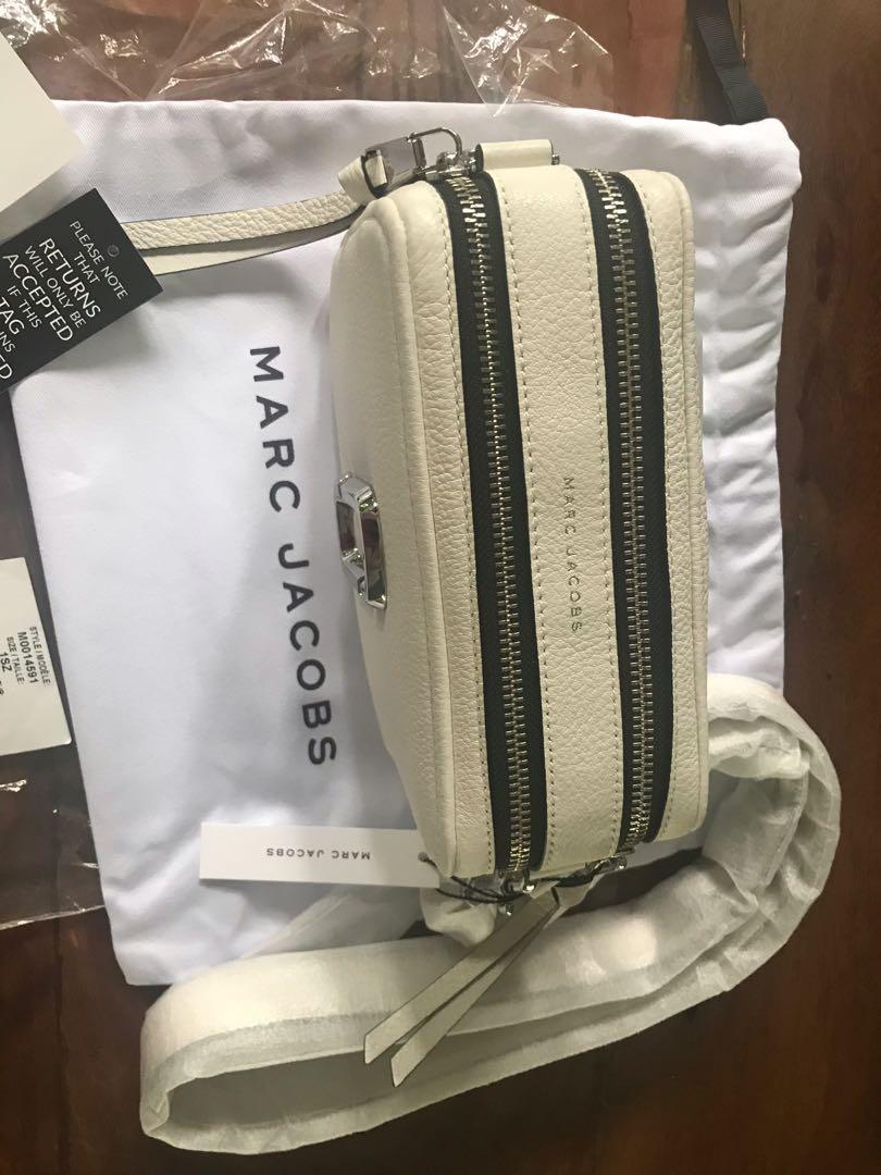 Marc Jacobs The Softshot 21 Crossbody Bag in Grey Leather ref.362751 - Joli  Closet