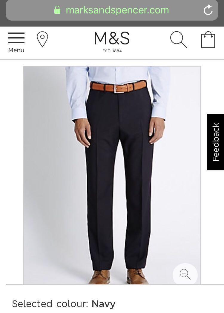 m&s big and tall trousers