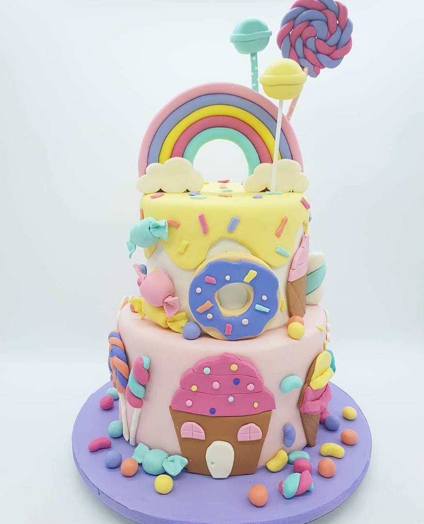 Coolest DIY Birthday Cakes | Candyland Cakes