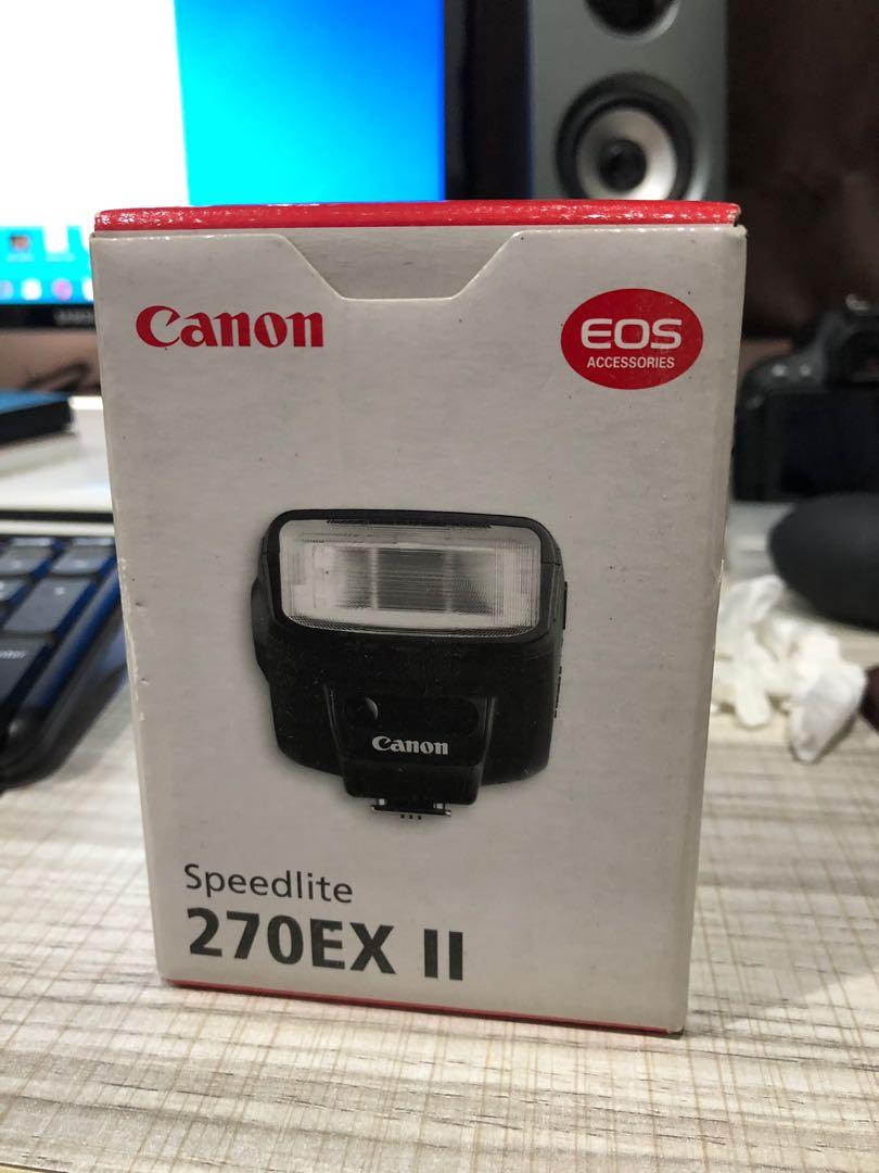 Canon speedlight 270ex ii, Photography, Lens & Kits on Carousell