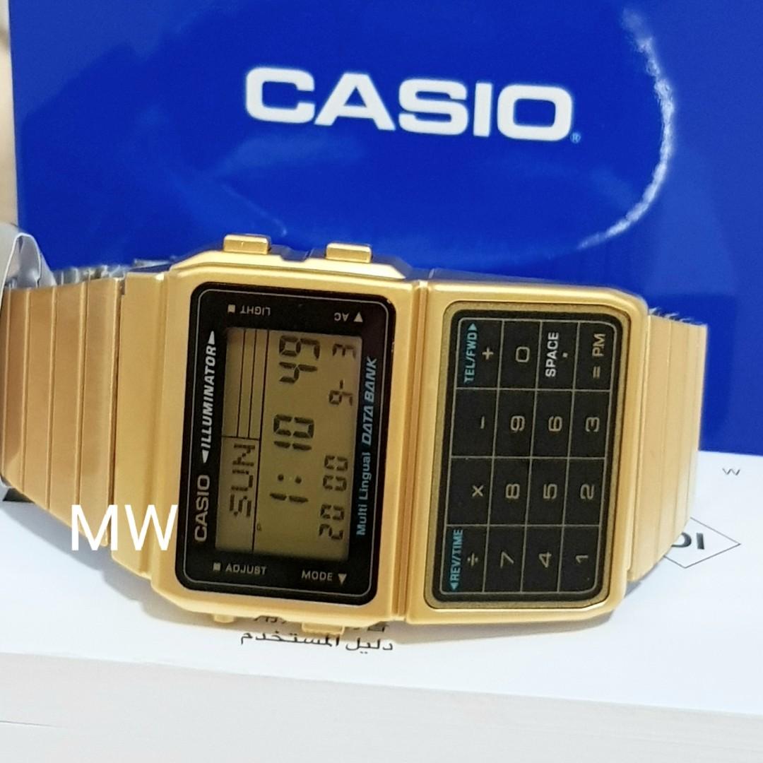 Casio databank men's watch sale