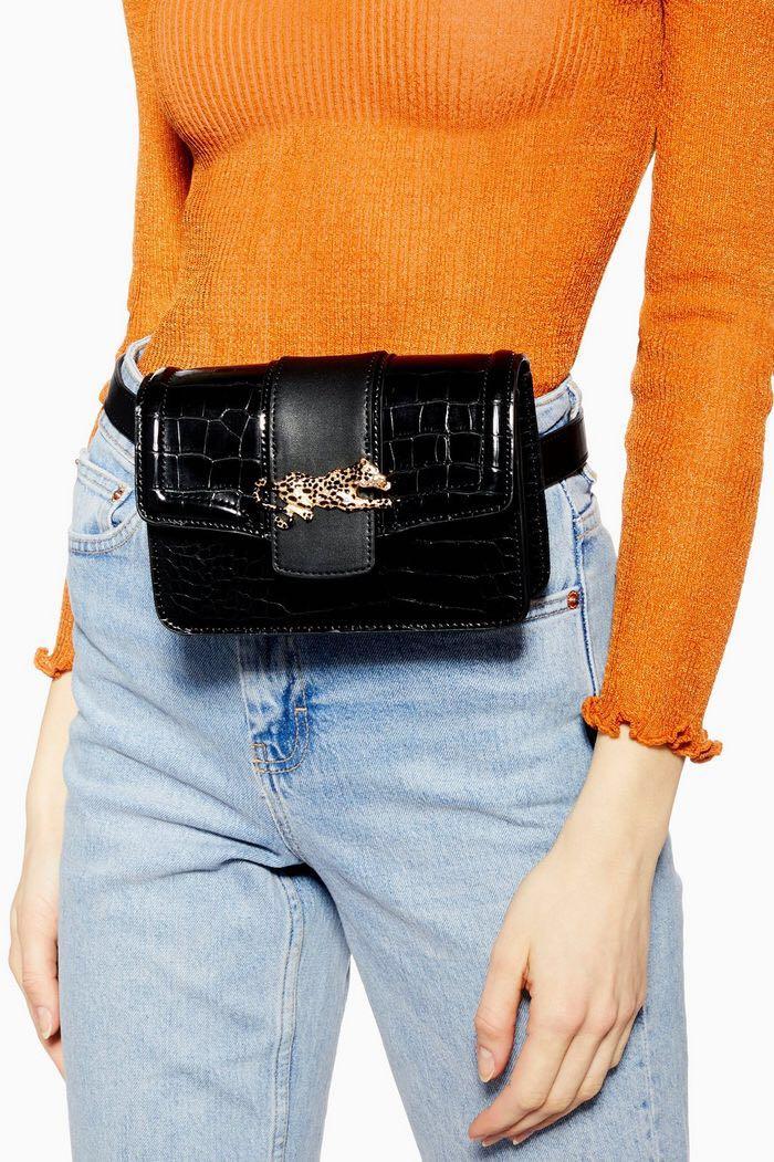 Topshop Cheetah Belt Bag