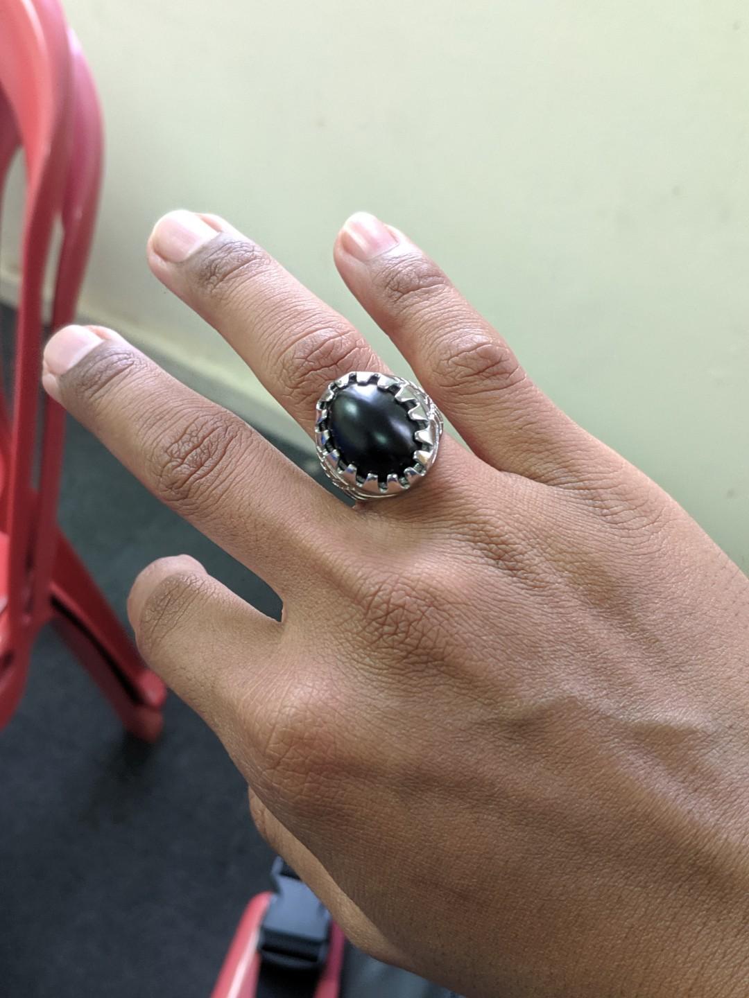 Cincin Kayu Kemuning Hitam Men S Fashion Accessories Others On Carousell