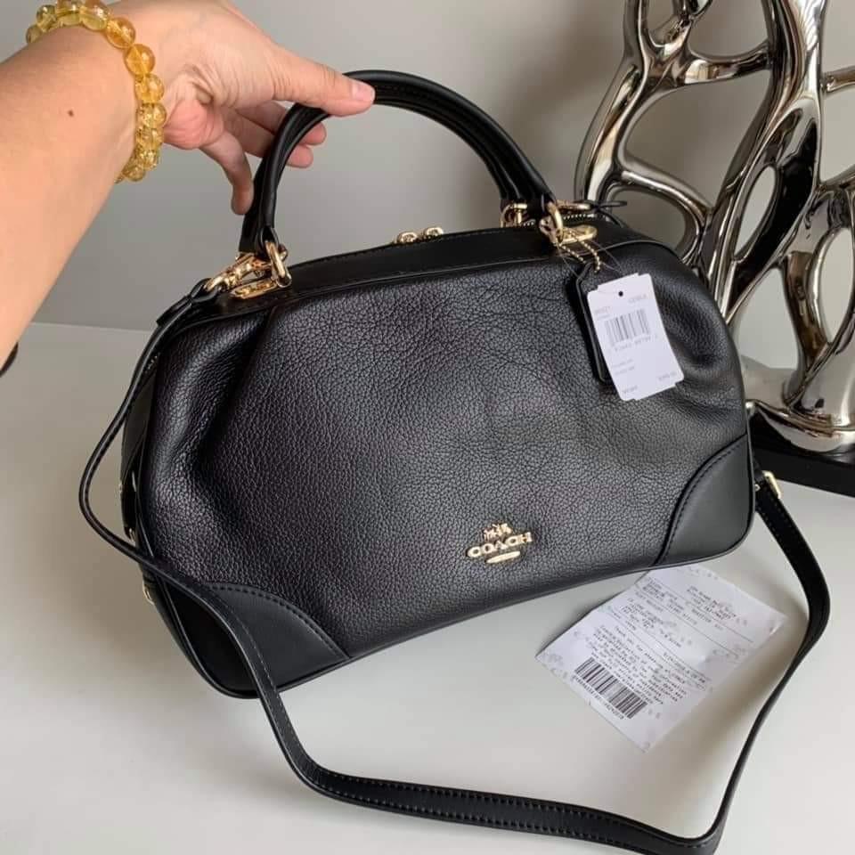 Coach pebble best sale leather lane satchel