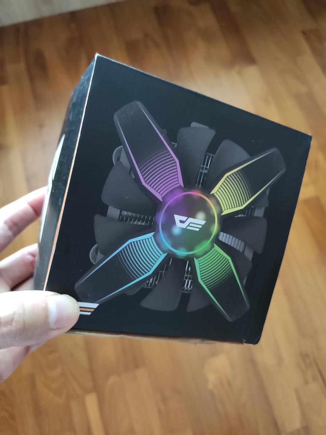 Darkflash Talon 120mm CPU cooler. 4 heatpipes. Brand new., Computers ...