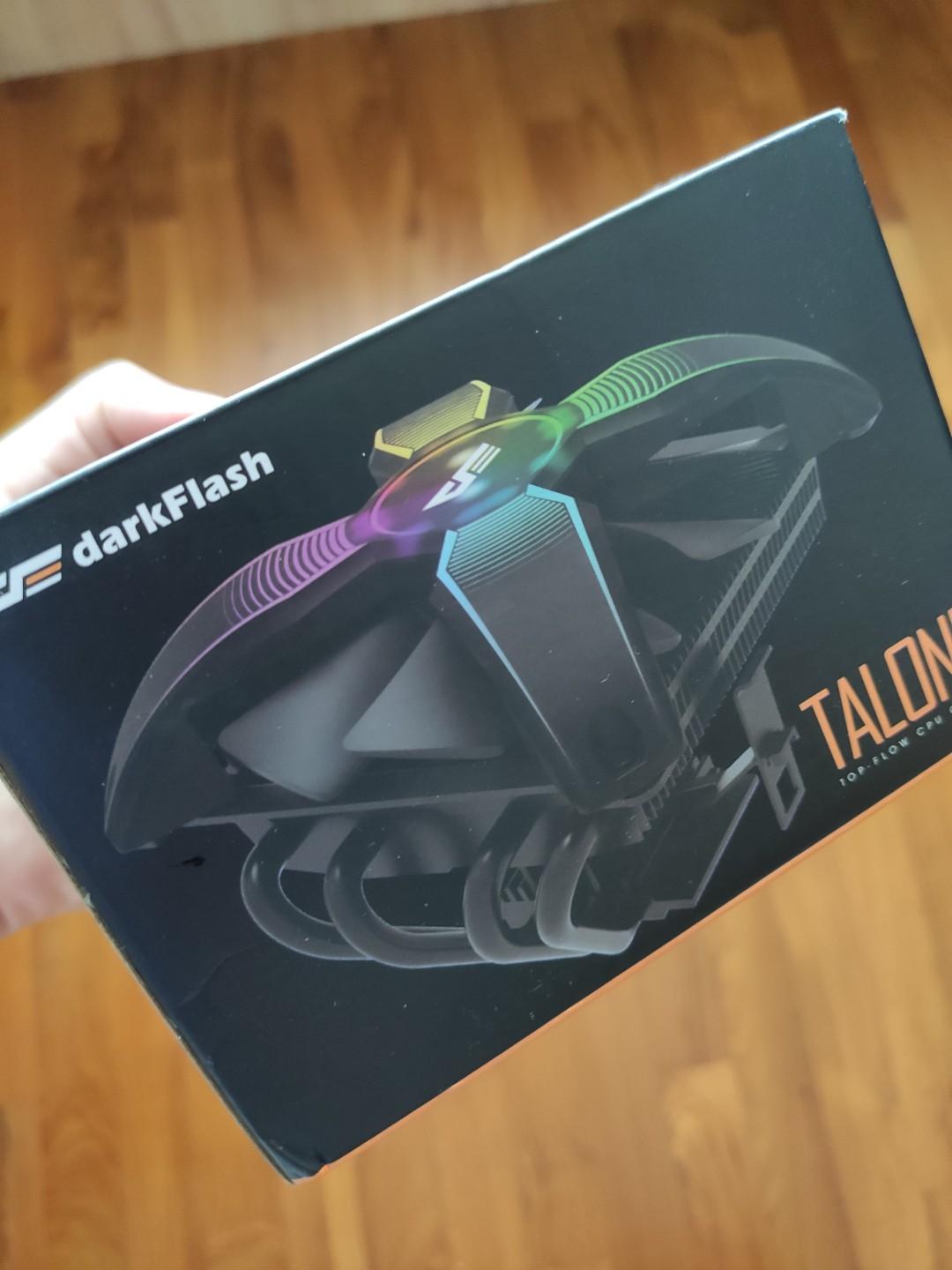 Darkflash Talon 120mm CPU cooler. 4 heatpipes. Brand new., Computers ...
