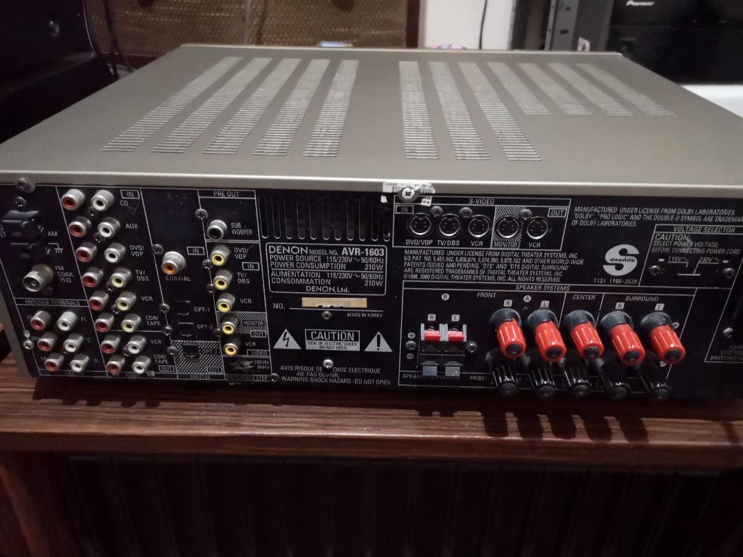 DENON AVR 1603, Audio, Soundbars, Speakers & Amplifiers on Carousell
