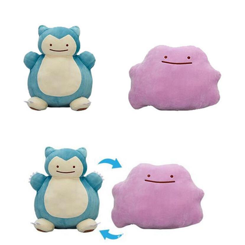 ditto snorlax plush reversible