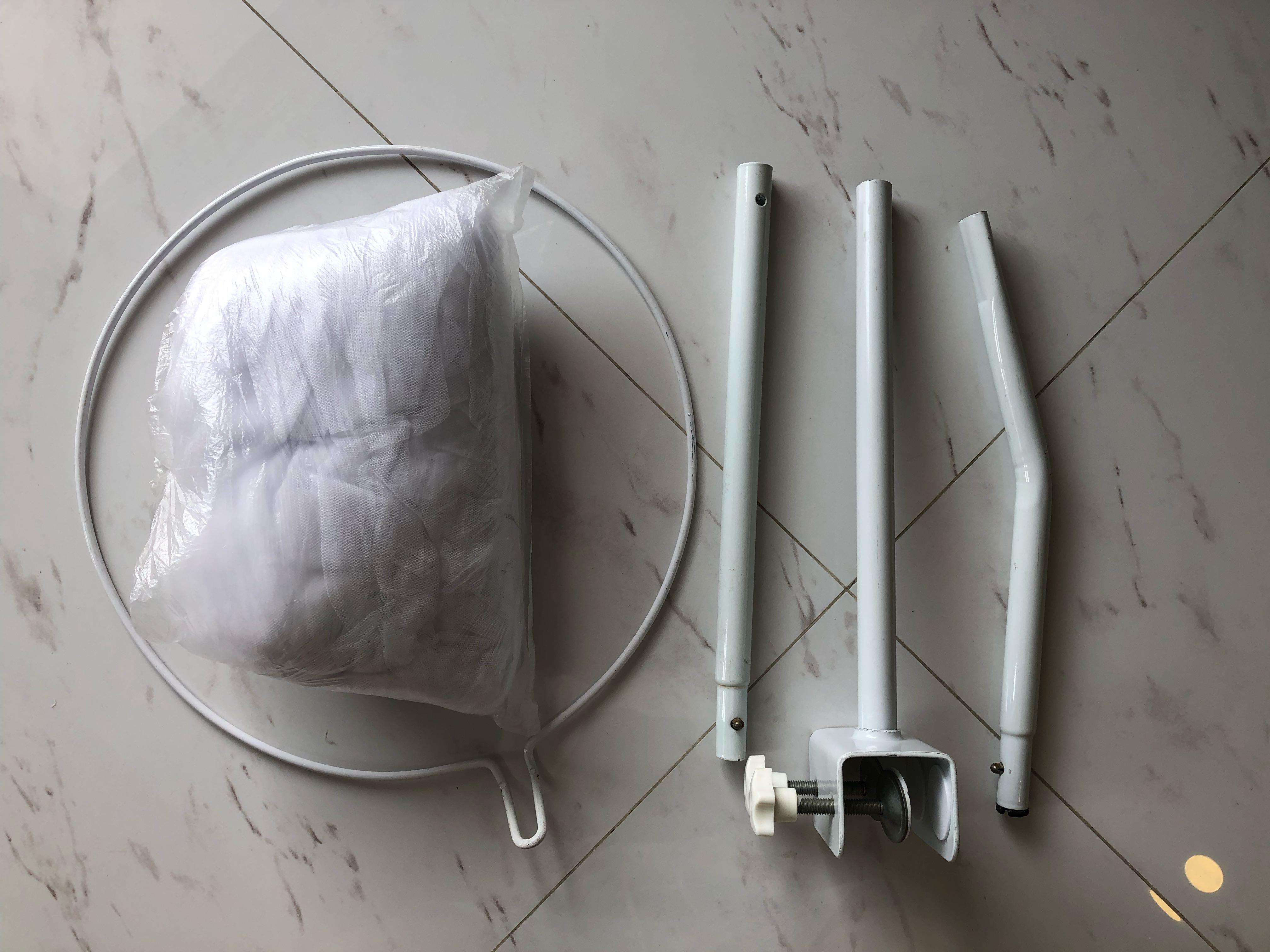 Easy fix detachable mosquito net for baby cot, Babies & Kids, Baby Nursery & Kids Furniture