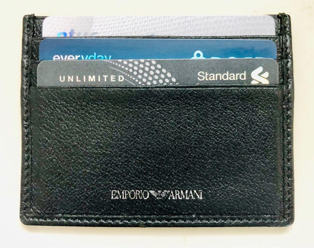 emporio armani credit card holder