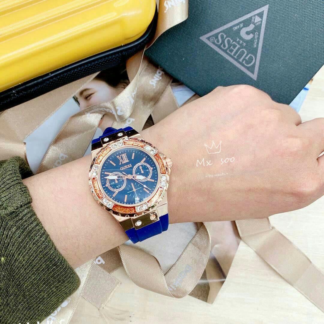 Guess diamond sale watch womens
