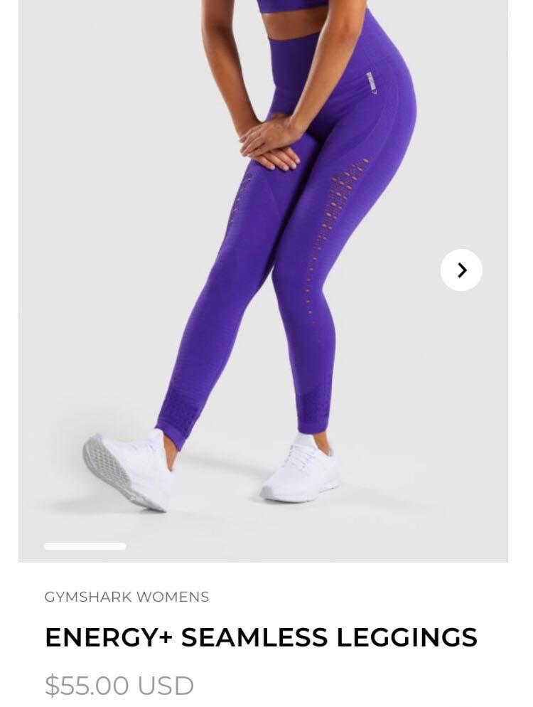 Gymshark - Purple gymshark energy seamless leggings on Designer