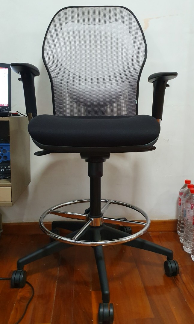 Office High Chair, Furniture & Home Living, Furniture, Chairs on Carousell