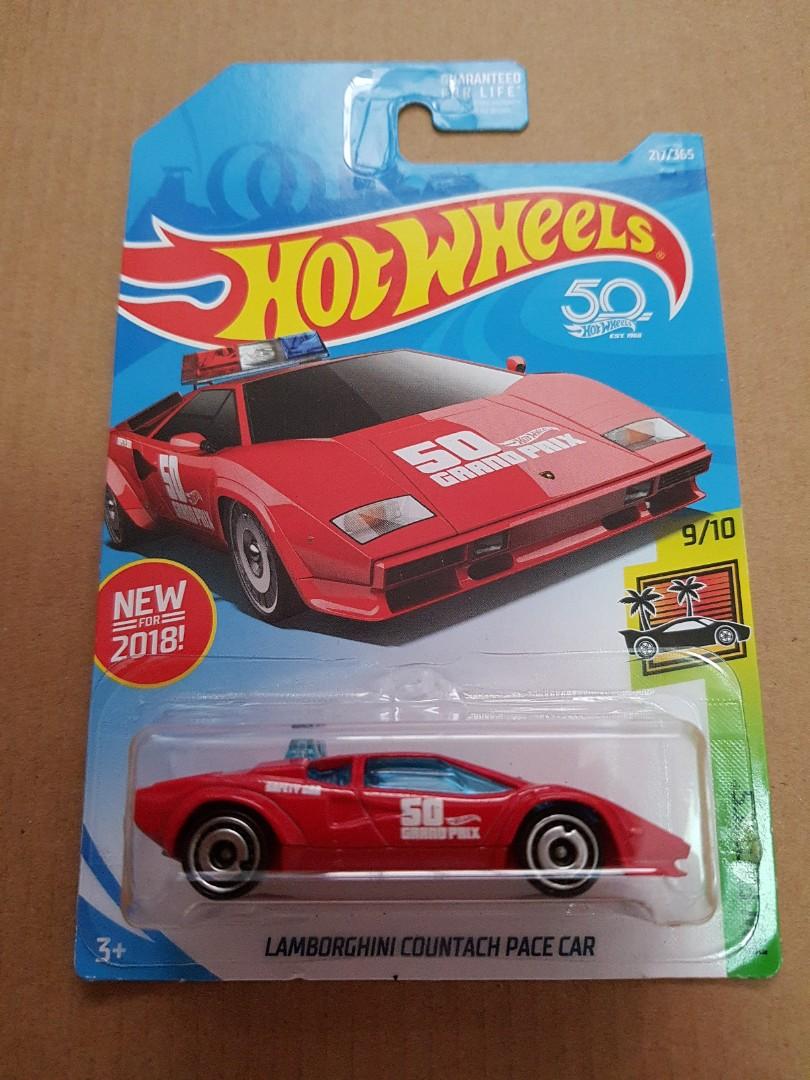 lamborghini countach pace car hot wheels
