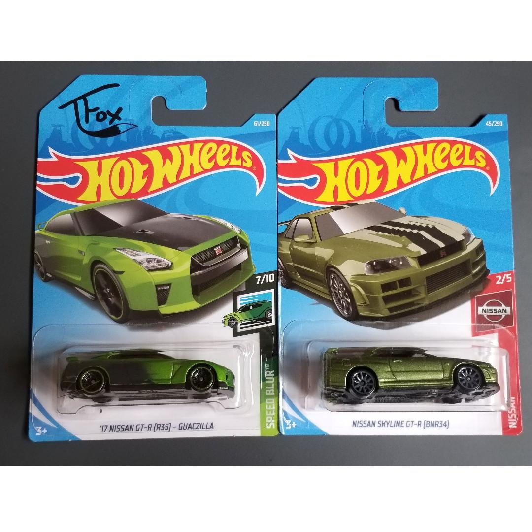 Hot Wheels Nissan Skyline GT R R34 BNR34 Nissan Skyline GT R R35