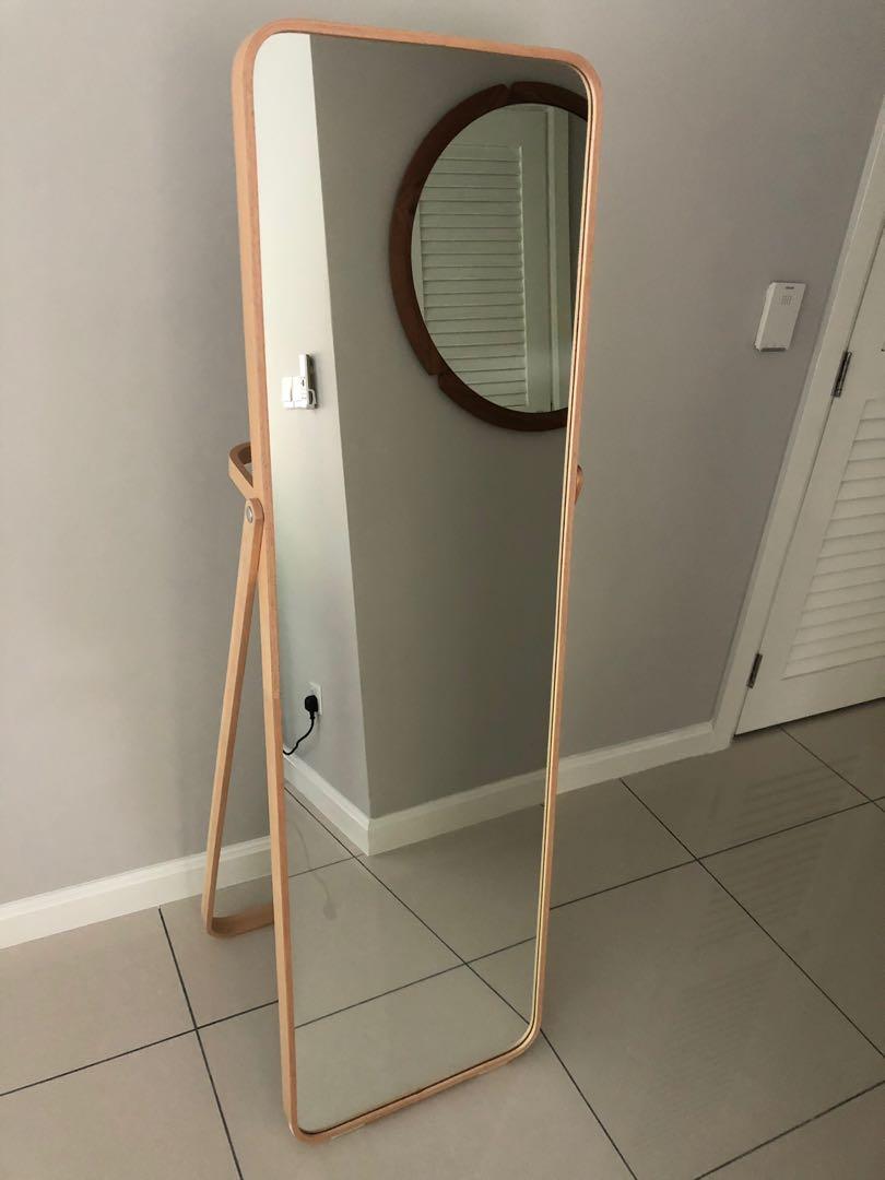 Ikea IKORNNES Standing Mirror, Furniture & Home Living, Furniture