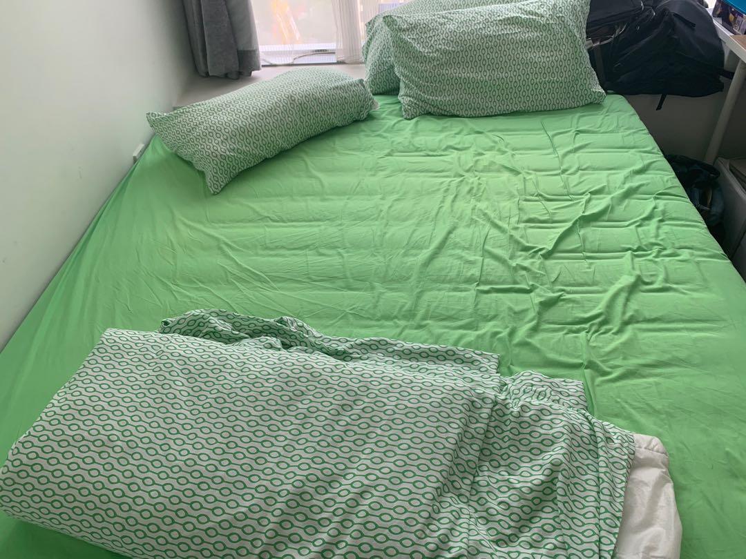 ikea haugsvär king size mattress review