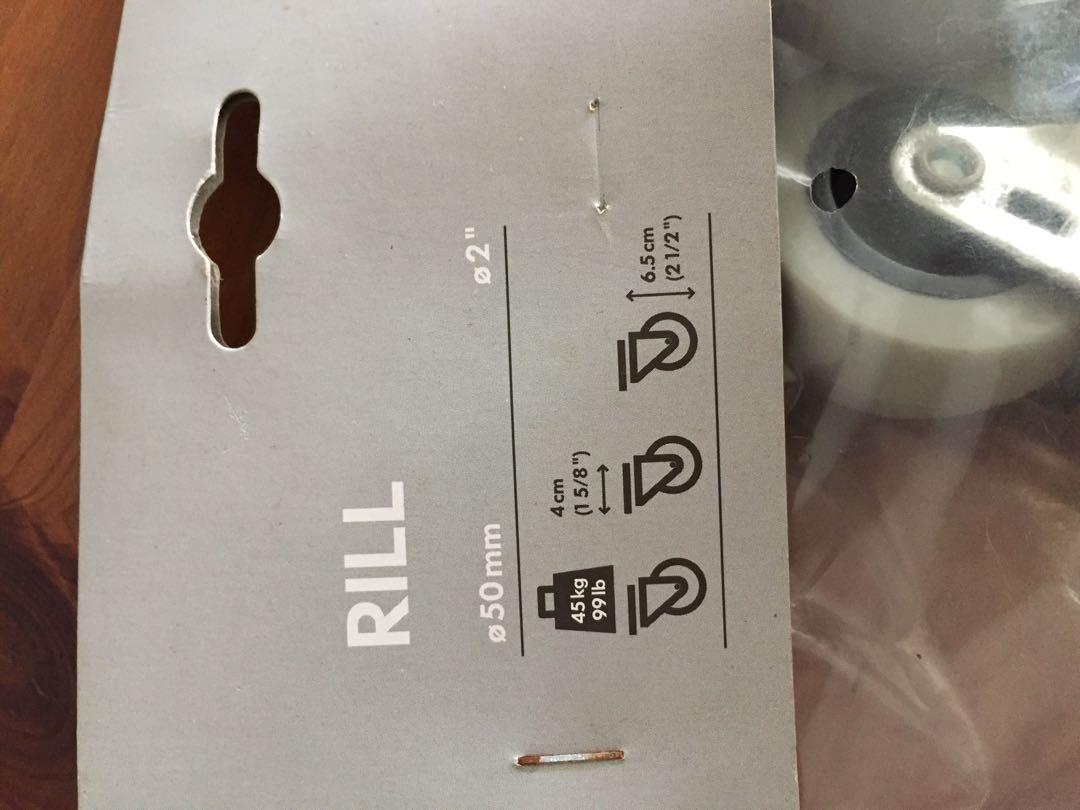 IKEA Rill Caster Wheels, Health & Nutrition, Assistive & Rehabilatory