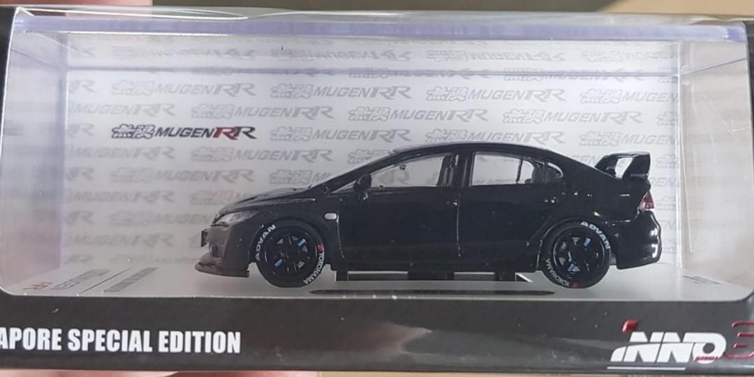 Inno64 Honda Civic Fd2 Mugen Rr Black Carbon Singapore Exclusive Babies Kids Baby Nursery Kids Furniture Other Kids Furniture On Carousell