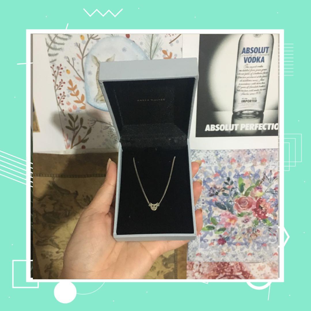 karen walker cat necklace Women s Fashion Accessories on Carousell