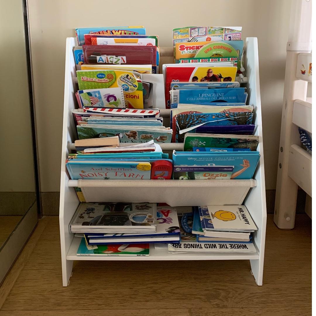 Half Price Kids Bookshelf Babies Kids Toys Walkers On Carousell