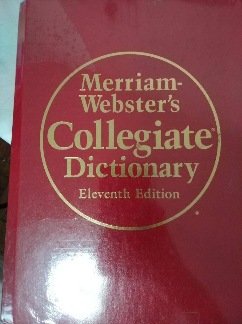 Merriam Websters Collegiate Dictionary On Carousell - 