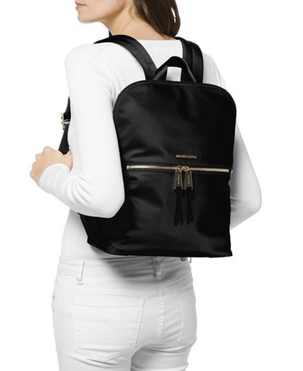 Michael michael kors polly slim nylon backpack hotsell
