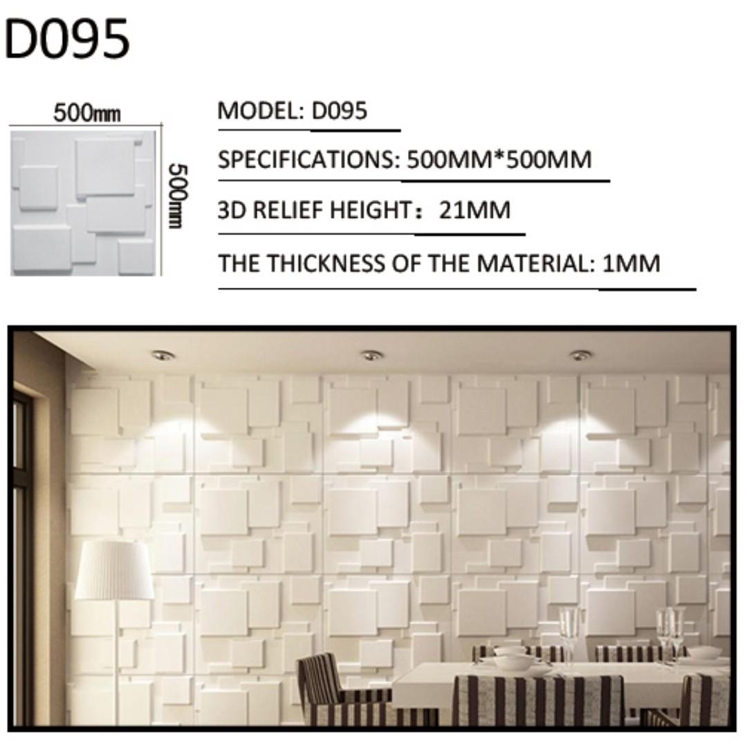 Modern Elegant 3d Wall Panel Decorations Pvc Type 3d Wall Panel