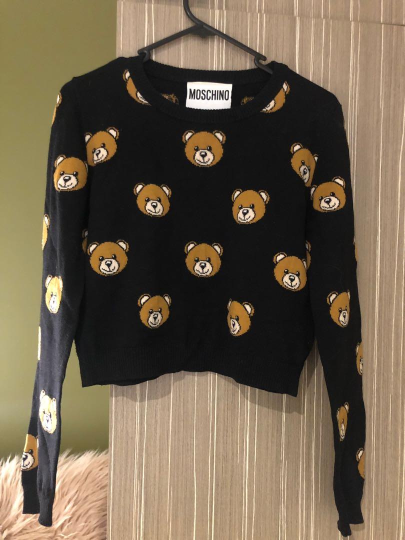 moschino teddy jumper womens