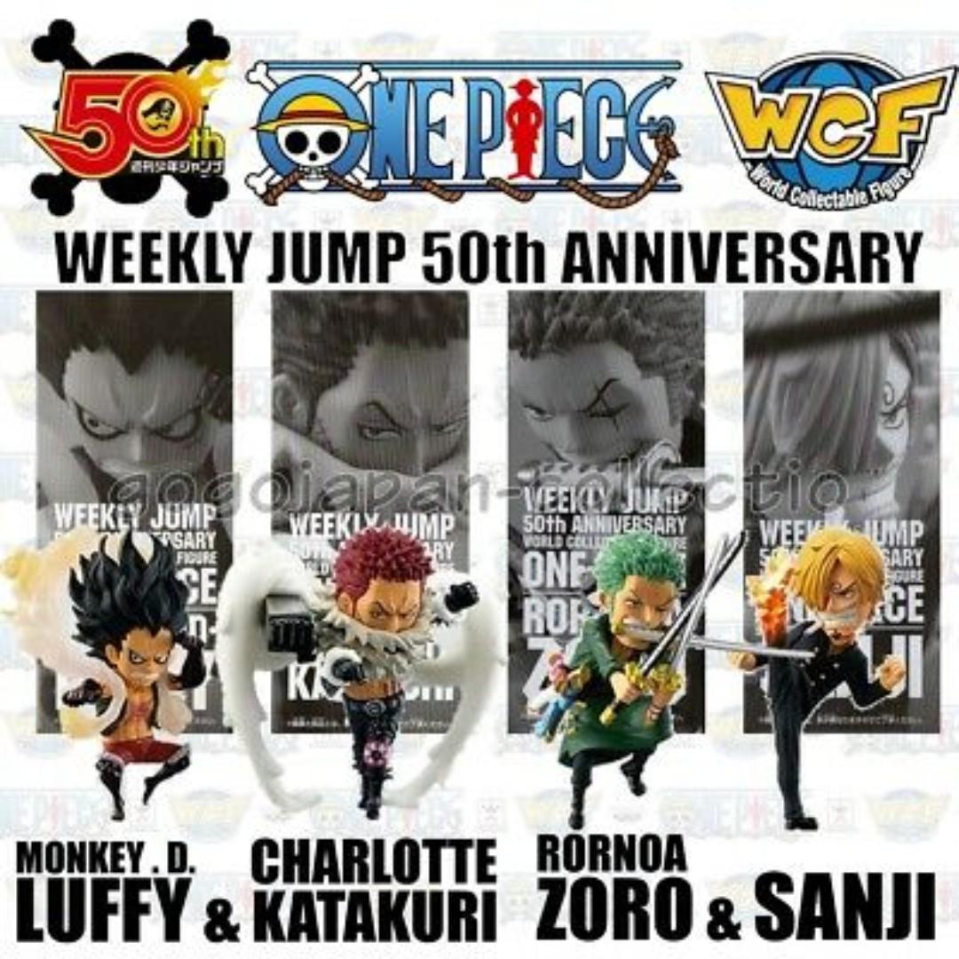 One Piece Wcf 50th Jump Luffy Katakuri Zoro Sanji Hobbies Toys Toys Games On Carousell