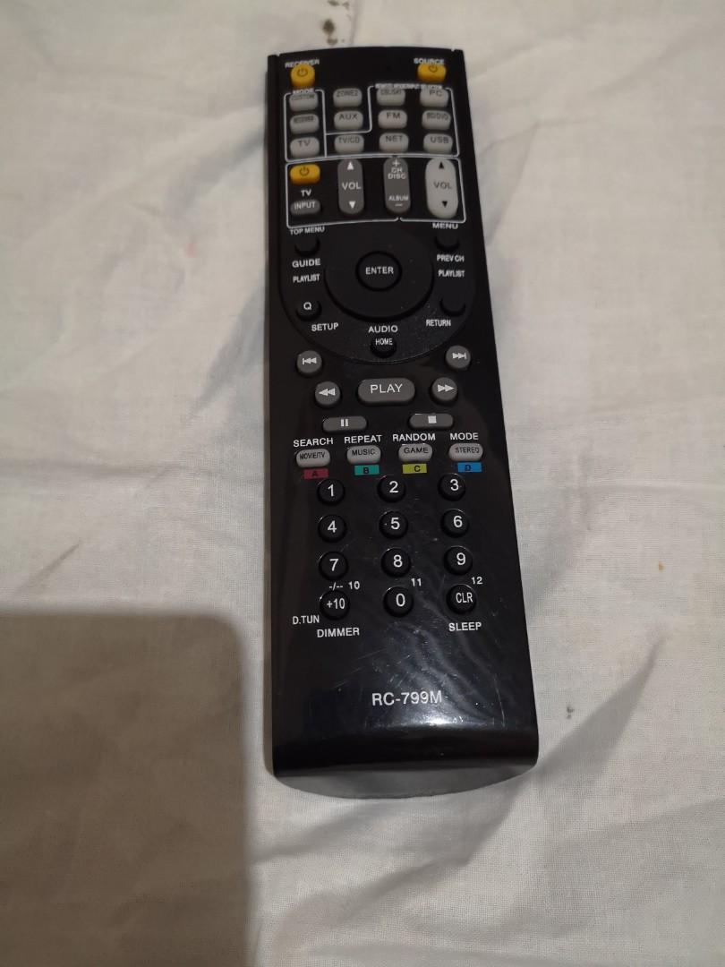 Onkyo remote control (Category: Soundbars, Speakers & Amplifiers) located in Manila. Submitted by olxph_alexb2233 (Listing ID 244707510, Image 1). Description: Brand new remote control for onkyo tx nr636, tx nr609 & tx nr 525. 4 pieces available call/text 09985572273.