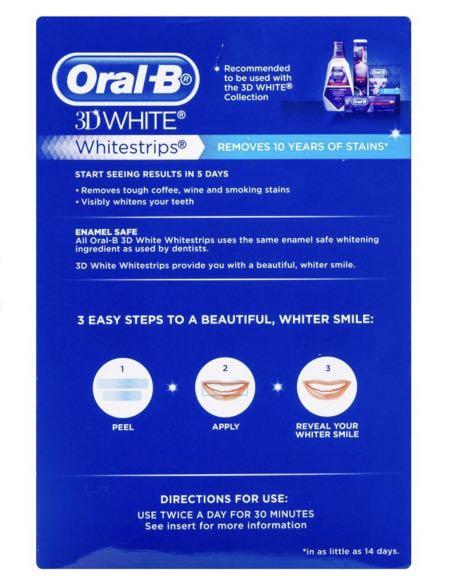 Oral B 3d White Whitestrips 28 Whitening Treatments Health