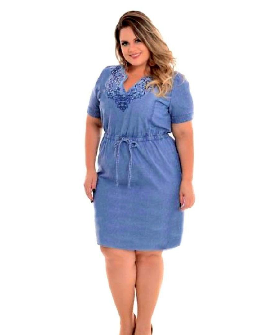 plus size denim dresses skirts