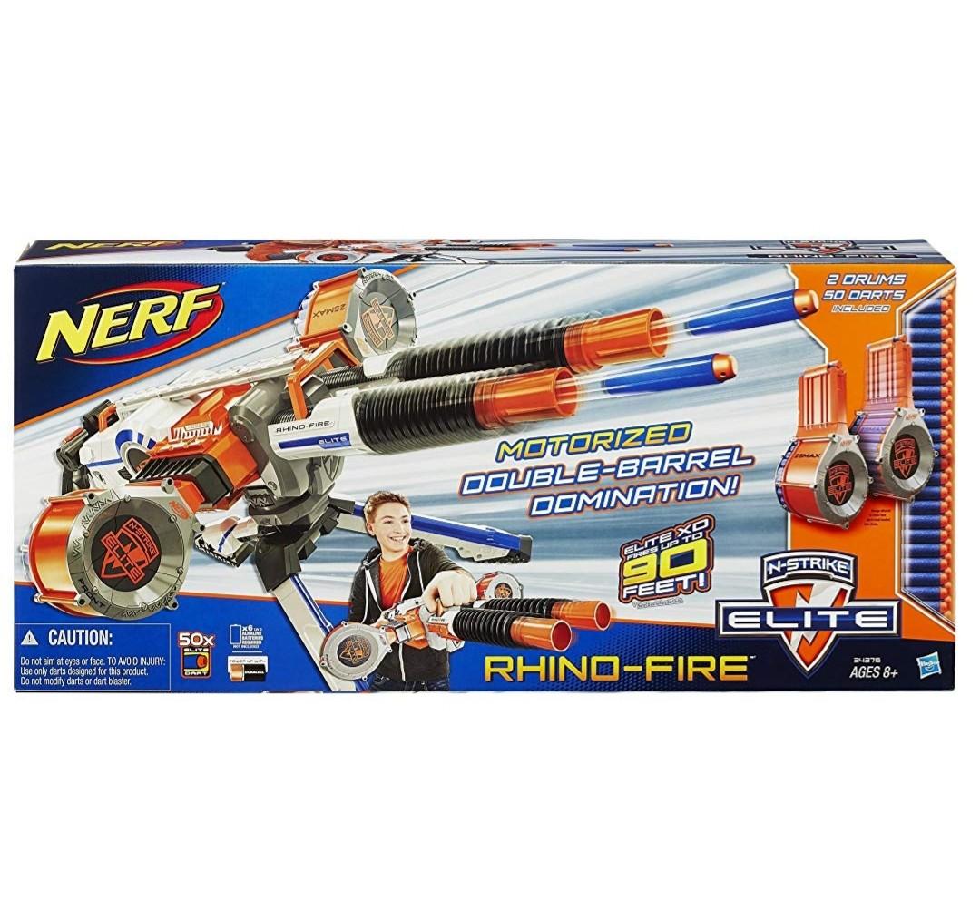 nerf strike elite rhino fire blaster