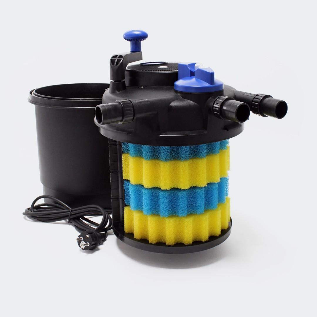 Pond Canister Filter with UV and backwash Model CPF5000 by Grech, Pet
