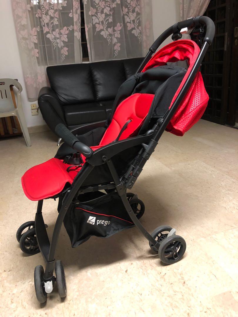 Prego Strollers (Category: Strollers) located in Singapore. Submitted by zarniko_569 (Listing ID 244686521, Image 2). Description: In good condition 9.5/10. Used 1 time for overseas trip. .