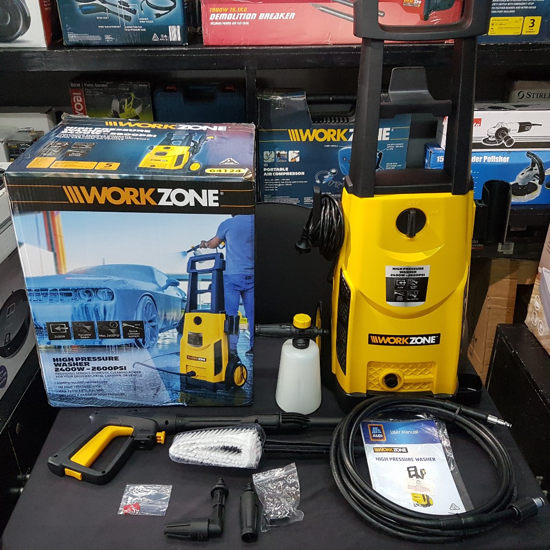 Pressure Washer 2400W Workzone, Furniture & Home Living, Cleaning