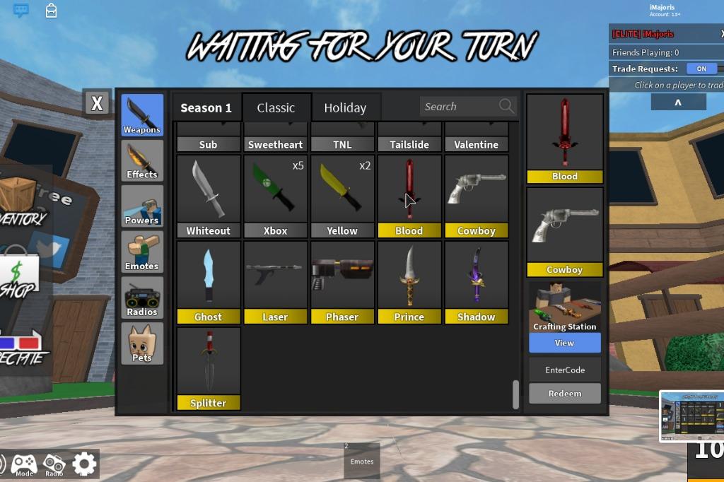 Roblox Blood Knife Murder Mystery 2 Mm2 Classic Video Gaming Others On Carousell - can i get every mythic knife in roblox assassin youtube
