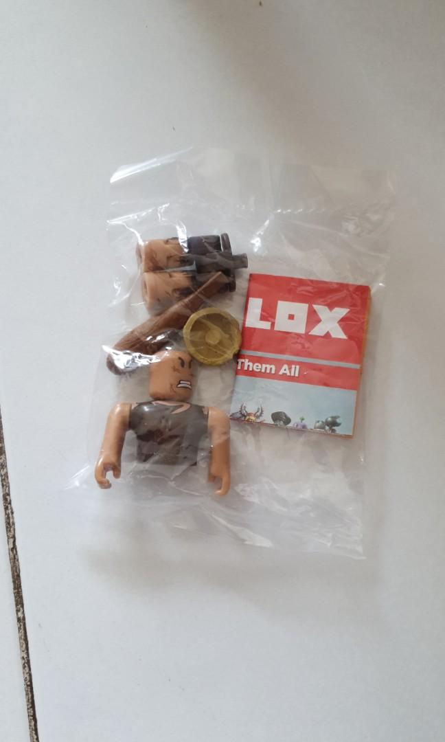 Roblox Fig Hexogen Cave Man With Virtual Code On Carousell - details about chicken man roblox mini figure with virtual game code series 1 new