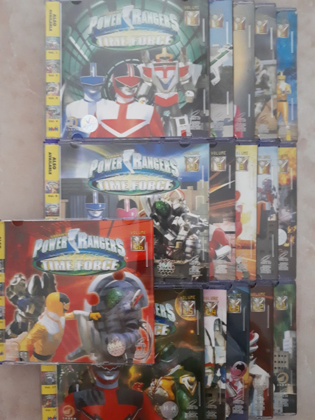 Saban's Power Rangers Time Force Series Video CD, TV & Home Appliances ...