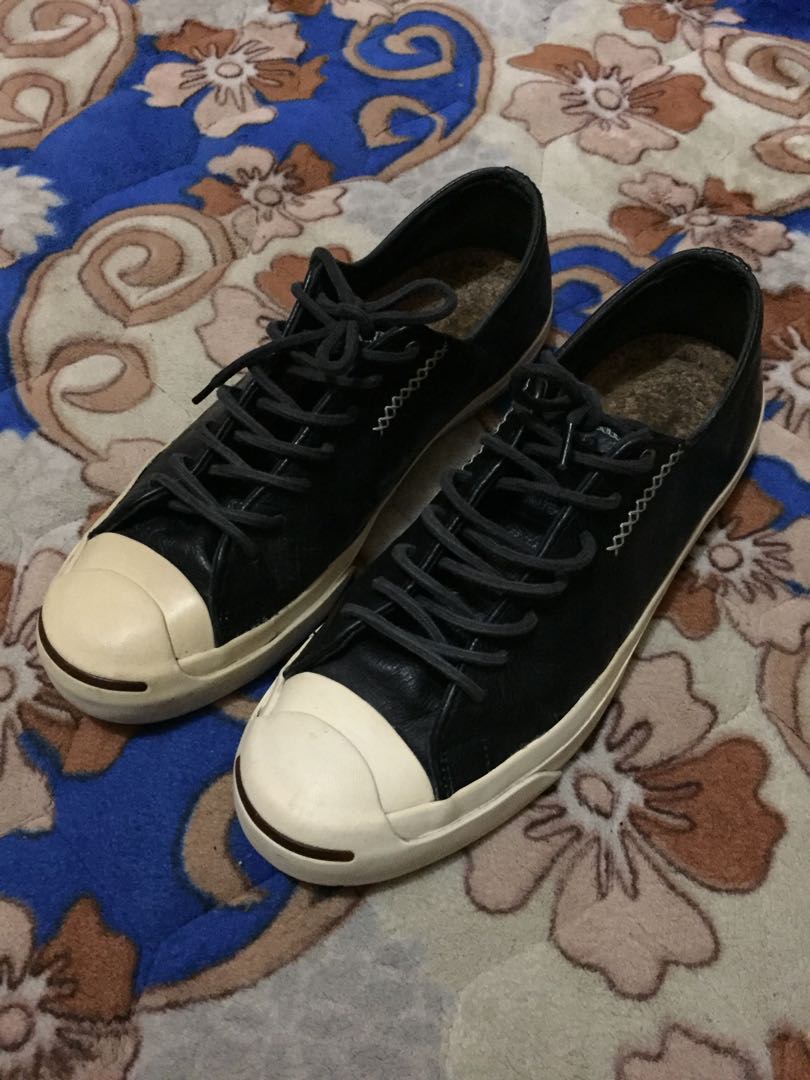 Sepatu Converse Jack Purcell Leather Original Fesyen Pria Sepatu