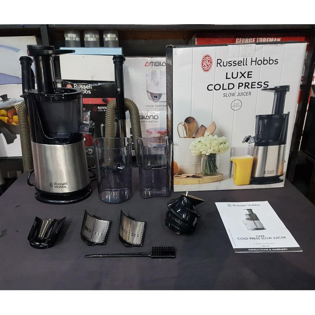 Russell hobbs luxe cold press slow juicer sale