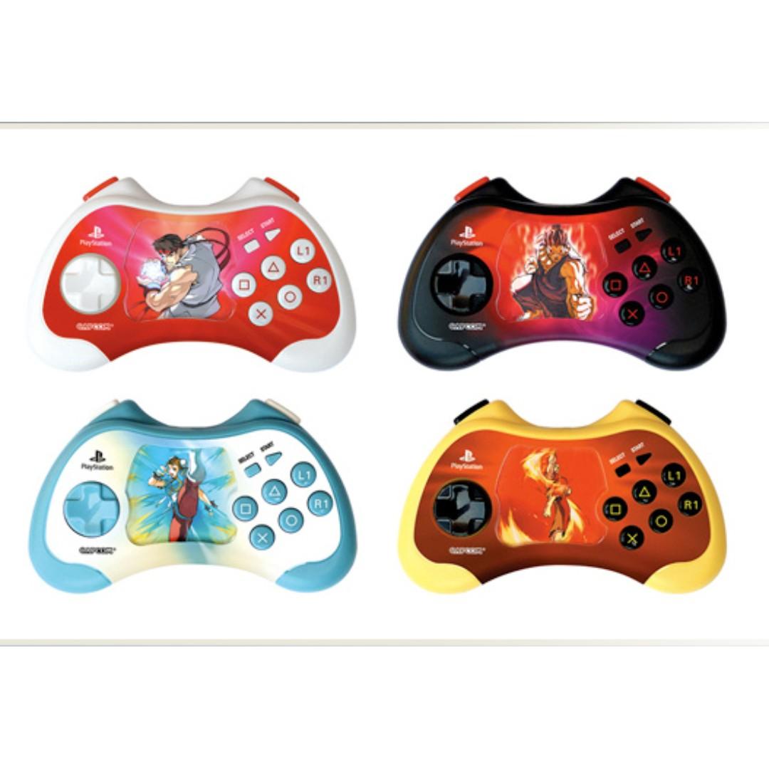 Street Fighter 15th Anniversary Ps2 Controller Lot Ryu Ken