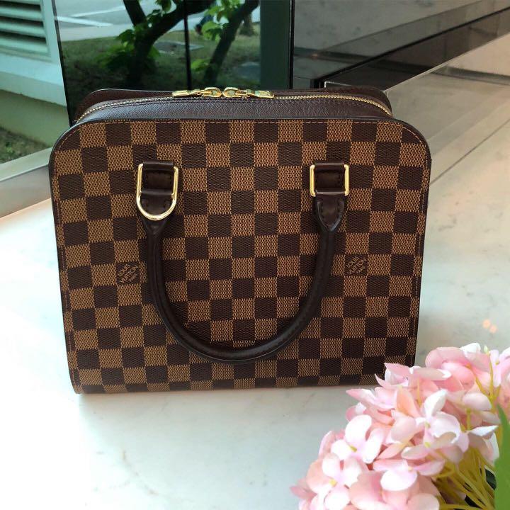 Authentic Louis Vuitton LV Damier Ebene Triana, Luxury, Bags & Wallets on  Carousell
