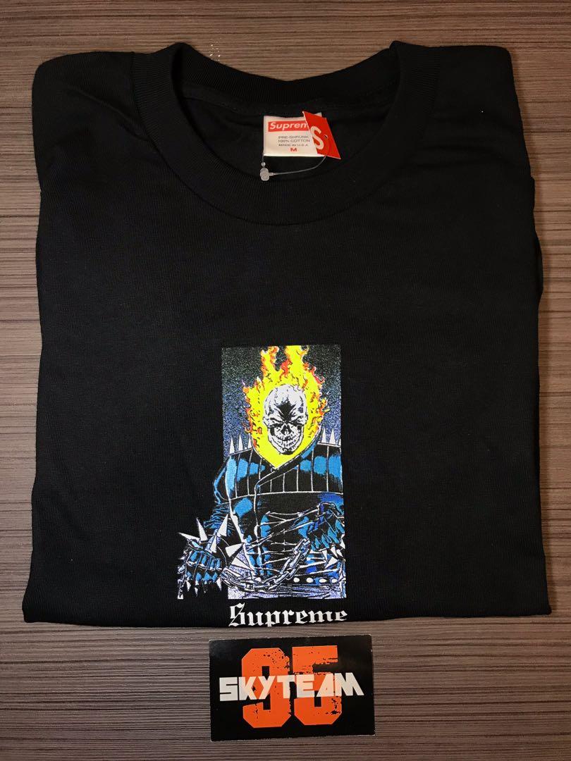 Supreme Ghost Rider Tee, Men's Fashion, Tops & Sets, Tshirts