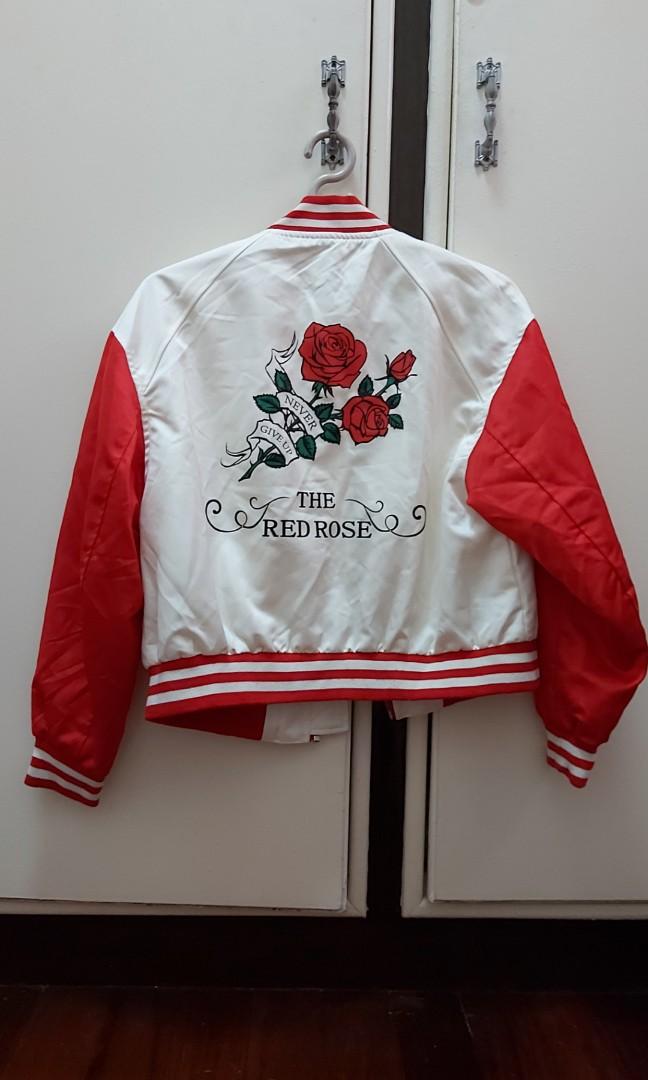 rose varsity jacket