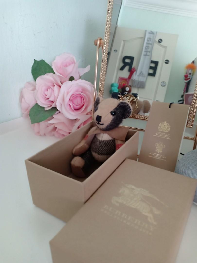 Thomas bear charm in vintage check cashmere outlet