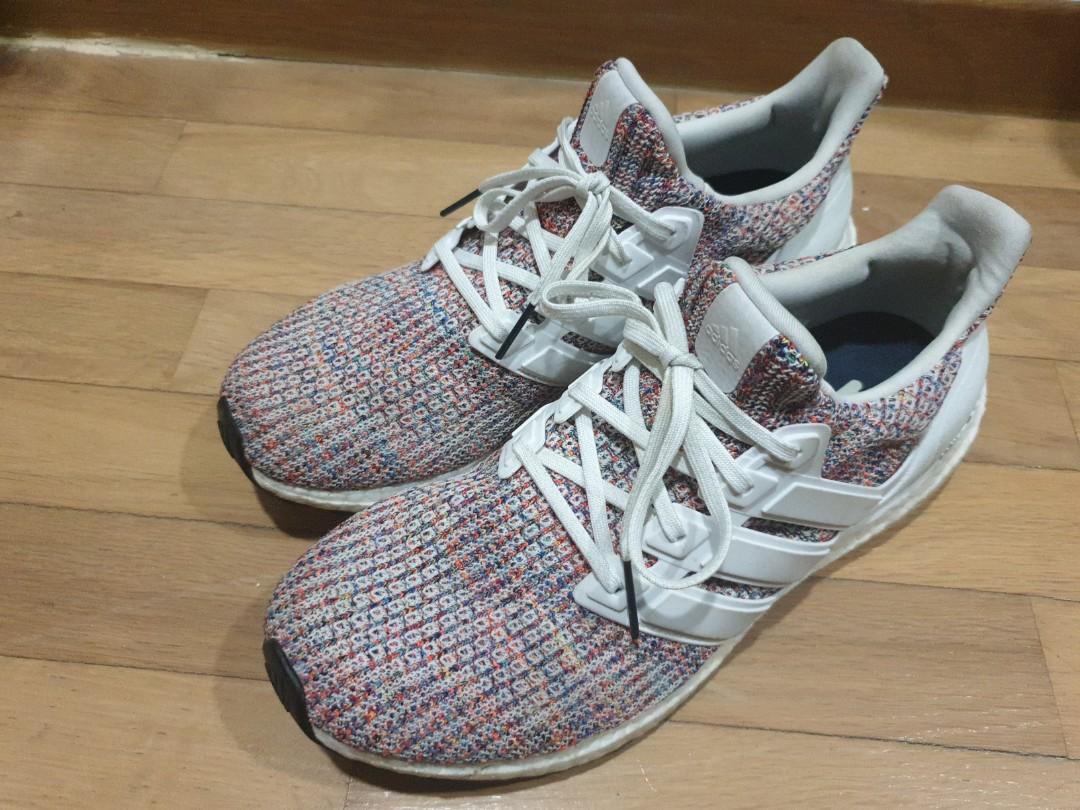 Ultraboost 4.0 white multicolor Men s Fashion Footwear Sneakers on Carousell